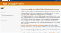Desktop Screenshot of freechinesedropship.blogspot.com