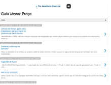 Tablet Screenshot of guiamenorpreco.blogspot.com