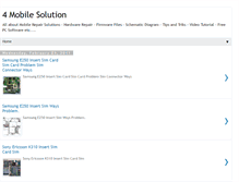Tablet Screenshot of 4mobile-solution.blogspot.com