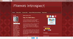 Desktop Screenshot of mamasintrospect.blogspot.com