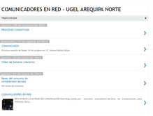 Tablet Screenshot of comunicadoresenredarequipa.blogspot.com