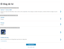 Tablet Screenshot of elblogdeisi.blogspot.com