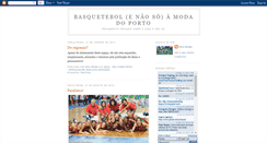Desktop Screenshot of basquetebolamodadoporto.blogspot.com