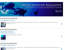 Tablet Screenshot of mexicandiver-magazine.blogspot.com