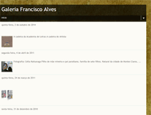 Tablet Screenshot of galeriafranciscoalves.blogspot.com