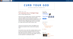 Desktop Screenshot of curbyourgod.blogspot.com