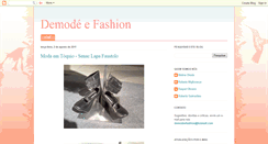 Desktop Screenshot of demodeefashion.blogspot.com