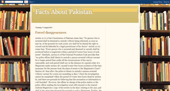 Desktop Screenshot of factpakistan.blogspot.com