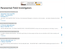 Tablet Screenshot of paranormalfieldinvestigators.blogspot.com