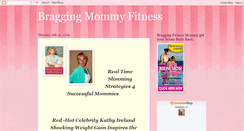 Desktop Screenshot of braggingmommyfitness.blogspot.com