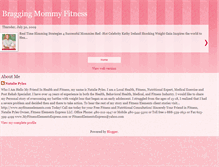 Tablet Screenshot of braggingmommyfitness.blogspot.com