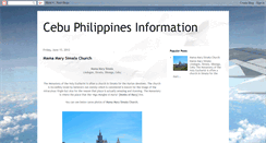 Desktop Screenshot of cebu-philippines-info.blogspot.com