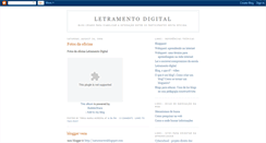 Desktop Screenshot of letramentodigital.blogspot.com