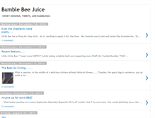 Tablet Screenshot of bumblebeejuice.blogspot.com