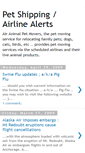 Mobile Screenshot of petshippingandairlinealerts.blogspot.com
