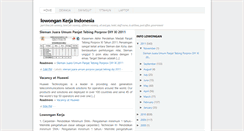 Desktop Screenshot of lowongan-idkerja.blogspot.com