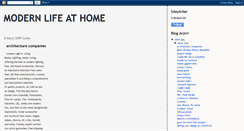 Desktop Screenshot of modernlifeathome.blogspot.com