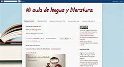 Desktop Screenshot of miauladelenguayliteratura.blogspot.com