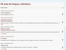 Tablet Screenshot of miauladelenguayliteratura.blogspot.com