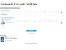 Tablet Screenshot of comisionfutsalzulia.blogspot.com