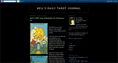 Desktop Screenshot of dailytarotjournal.blogspot.com