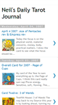 Mobile Screenshot of dailytarotjournal.blogspot.com