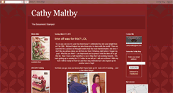 Desktop Screenshot of cathymaltby.blogspot.com