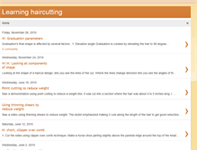 Tablet Screenshot of learninghaircutting.blogspot.com