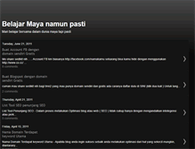 Tablet Screenshot of belajar-maya.blogspot.com