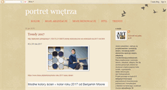 Desktop Screenshot of portretwnetrza.blogspot.com