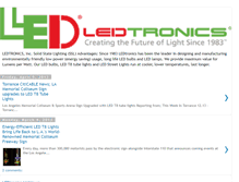 Tablet Screenshot of ledtronics.blogspot.com