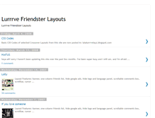 Tablet Screenshot of lurrrvefriendsterlayouts.blogspot.com