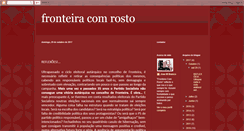 Desktop Screenshot of fronteiracomrosto.blogspot.com