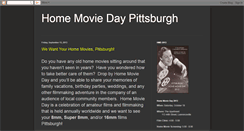 Desktop Screenshot of homemoviedaypgh.blogspot.com