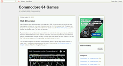 Desktop Screenshot of c64-games.blogspot.com