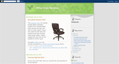 Desktop Screenshot of officechairsreviews.blogspot.com