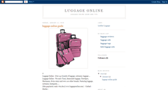 Desktop Screenshot of luggage-online.blogspot.com