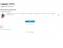 Tablet Screenshot of luggage-online.blogspot.com