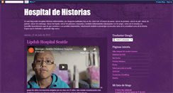 Desktop Screenshot of hospitaldehistorias.blogspot.com