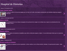 Tablet Screenshot of hospitaldehistorias.blogspot.com