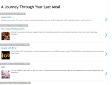 Tablet Screenshot of lastmealjourney.blogspot.com