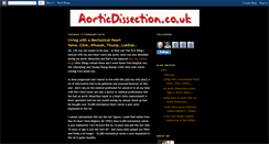 Desktop Screenshot of aorticdissectionforum.blogspot.com