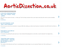 Tablet Screenshot of aorticdissectionforum.blogspot.com