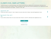 Tablet Screenshot of clisercivilwar.blogspot.com