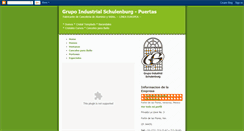 Desktop Screenshot of industrialschulenburgpuertas.blogspot.com