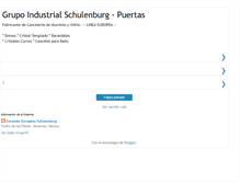 Tablet Screenshot of industrialschulenburgpuertas.blogspot.com