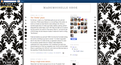 Desktop Screenshot of mademoiselleshoe.blogspot.com