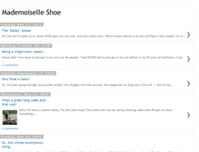 Tablet Screenshot of mademoiselleshoe.blogspot.com