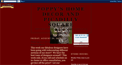 Desktop Screenshot of poppysdecor.blogspot.com