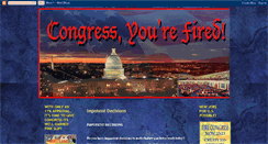 Desktop Screenshot of congressisfired.blogspot.com